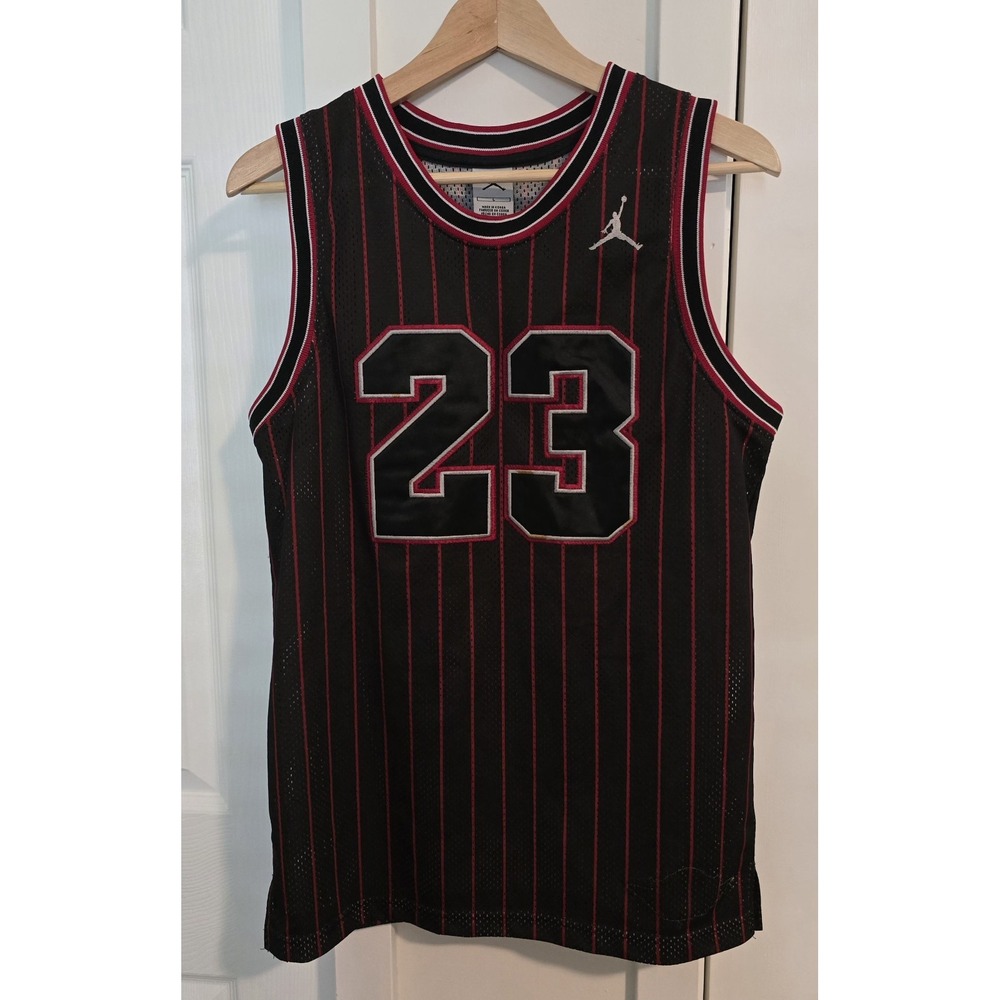 Jordan Kids 23 Mesh Jersey Black/Red/White Youth L